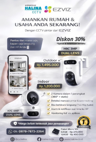 Paket Smart CCTV Dual Lens Cilegon
